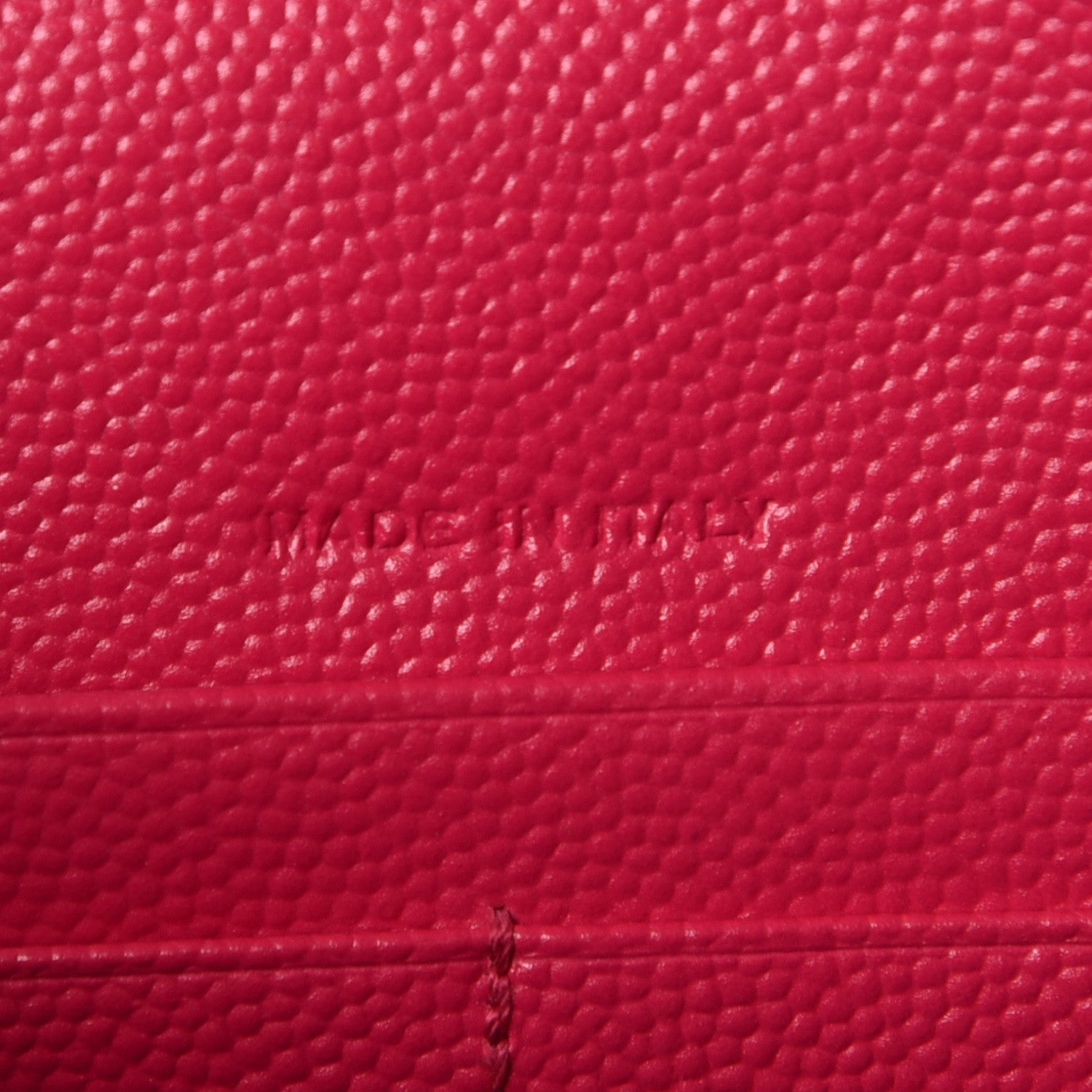 Saint Laurent Grain De Poudre Matelasse Chevron Monogram Envelope Chain Wallet Bubblegum 7 of 9