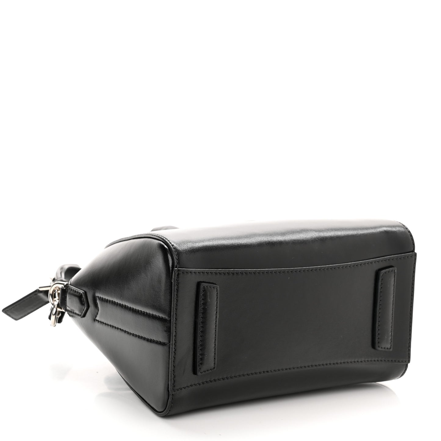 Shiny Lord Calfskin Mini Antigona Black