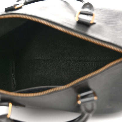 Louis Vuitton Epi Speedy 30 Black 5 of 17