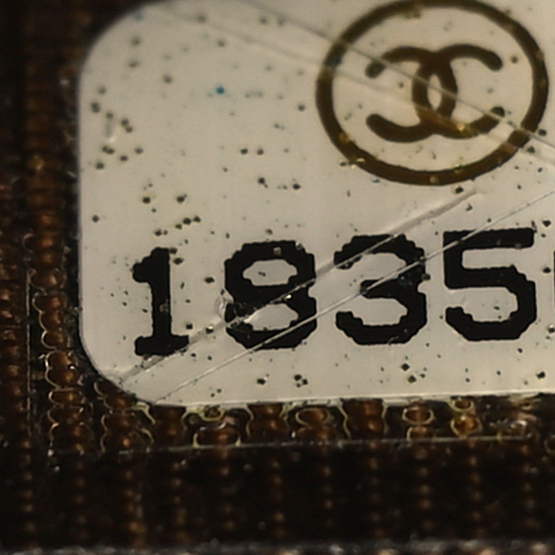 Metallic Lambskin Quilted Wallet On Chain WOC Bronze