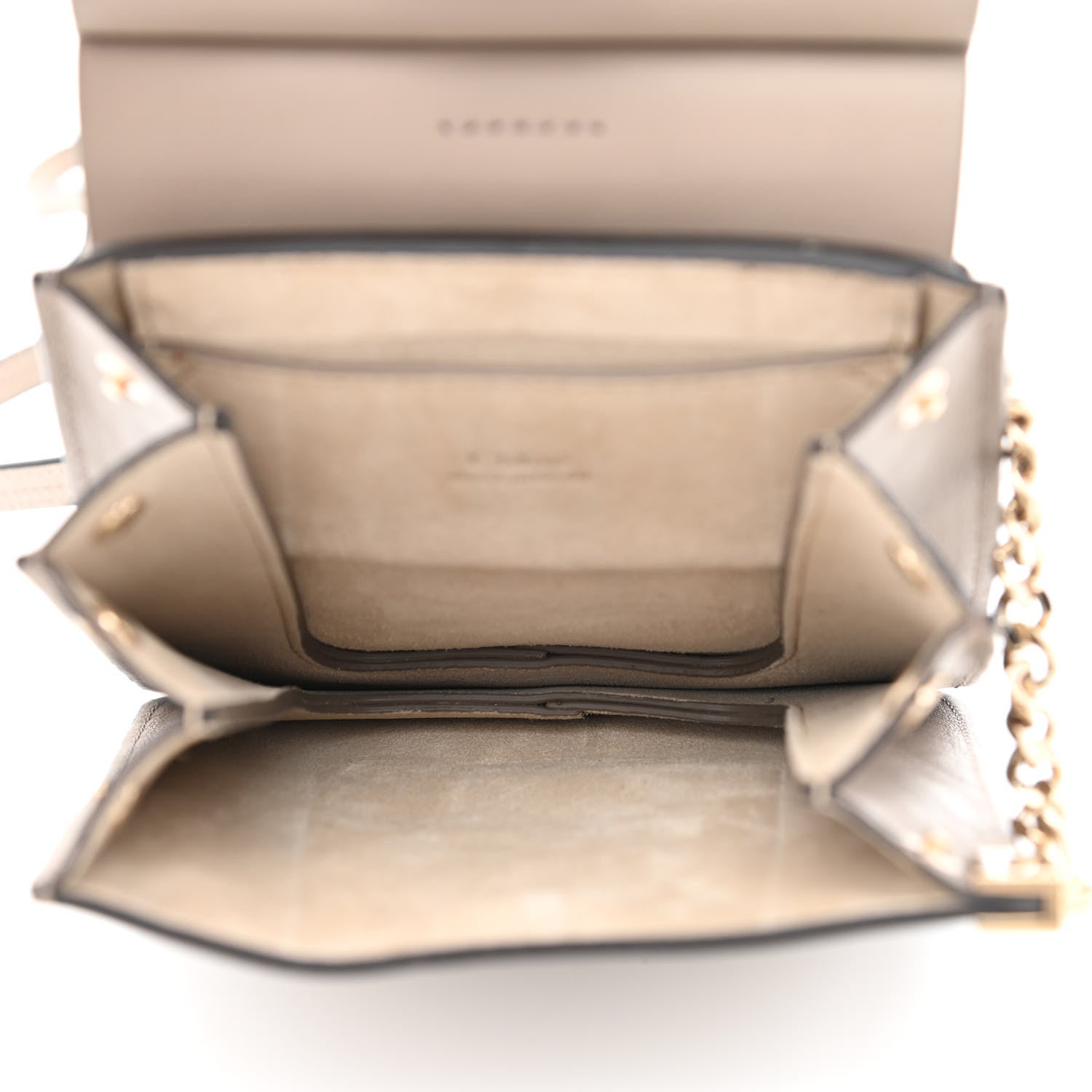 Chloe Suede Calfskin Mini Faye Bracelet Bag Motty Grey 5 of 11