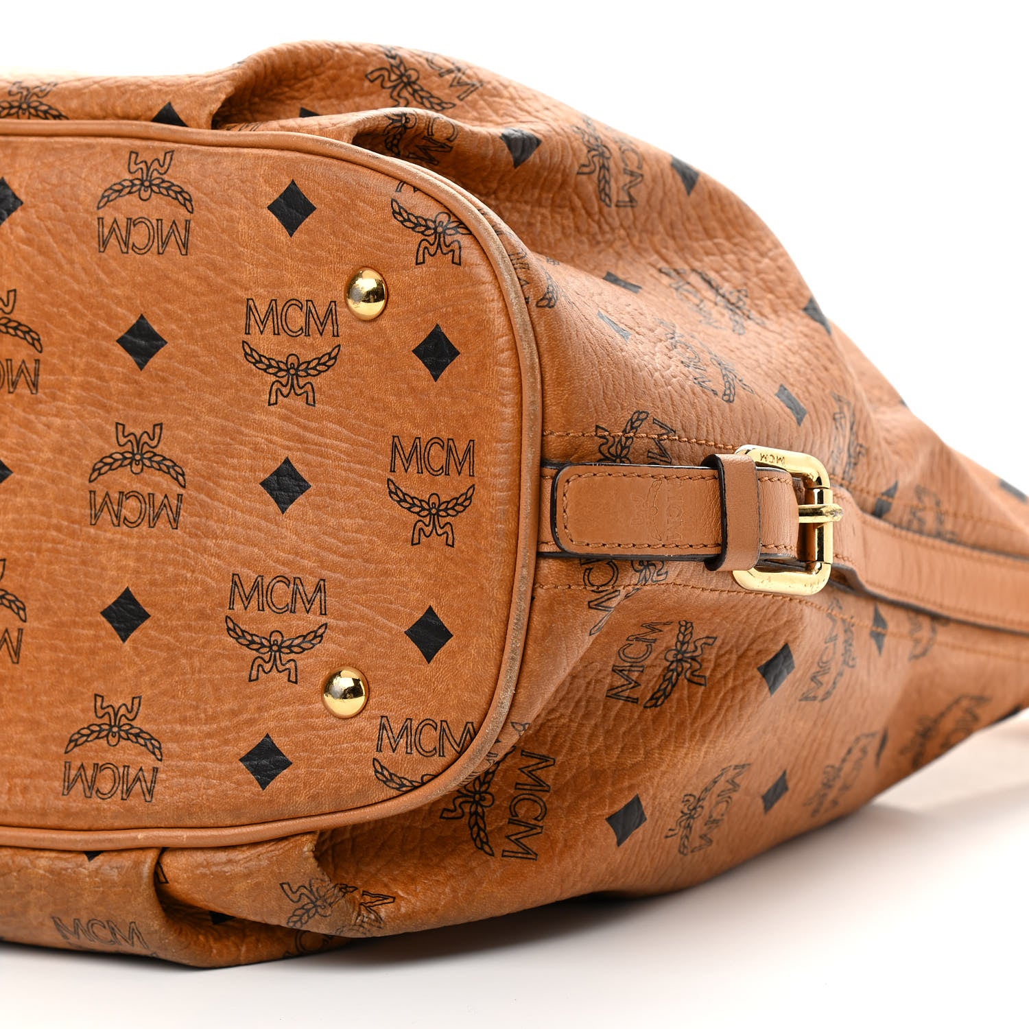 MCM Visetos Hobo Cognac 10 of 10