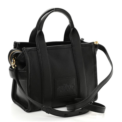 Marc Jacobs Grained Calfskin Small The Tote Bag Black 3 of 8