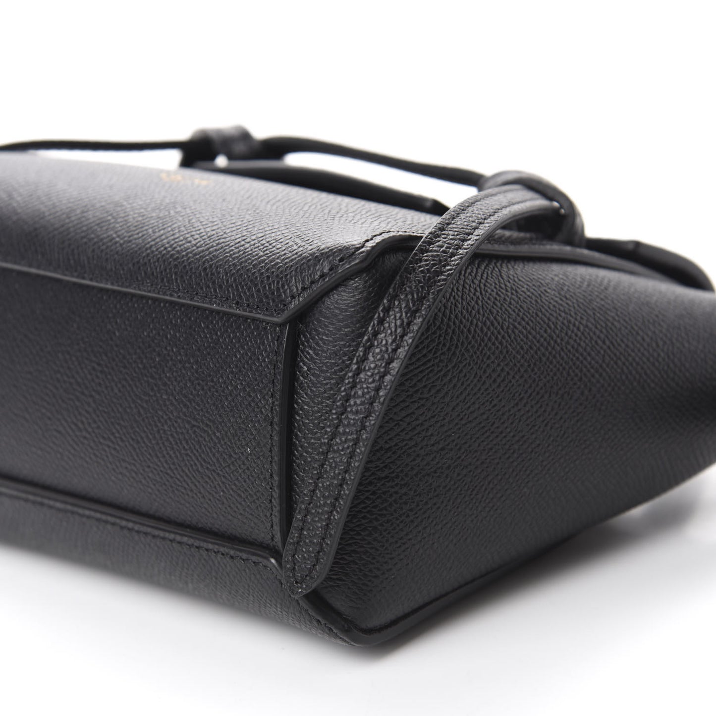 Grained Calfskin Pico Belt Bag Black