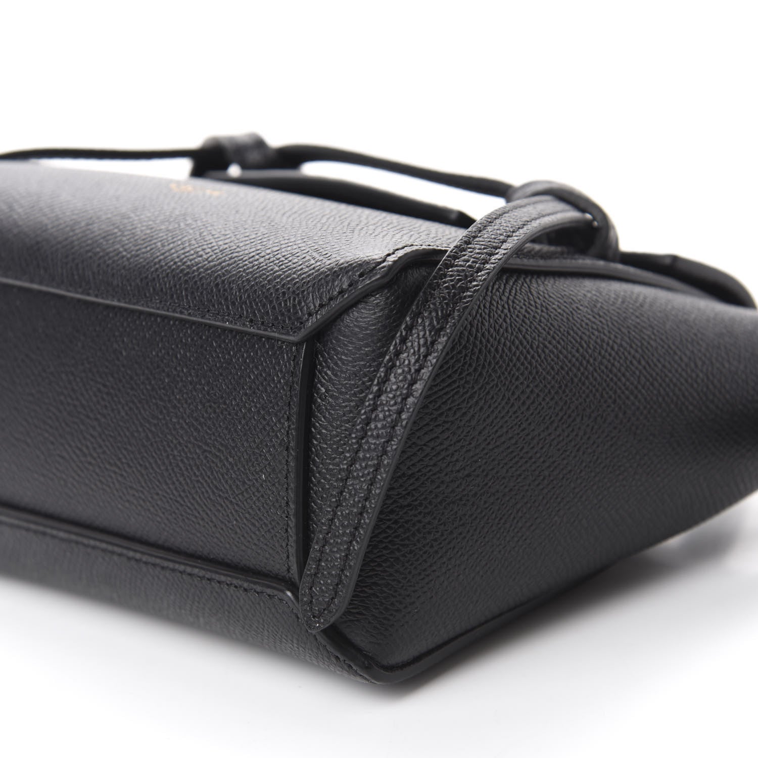 Celine Grained Calfskin Pico Belt Bag Black 7 of 9