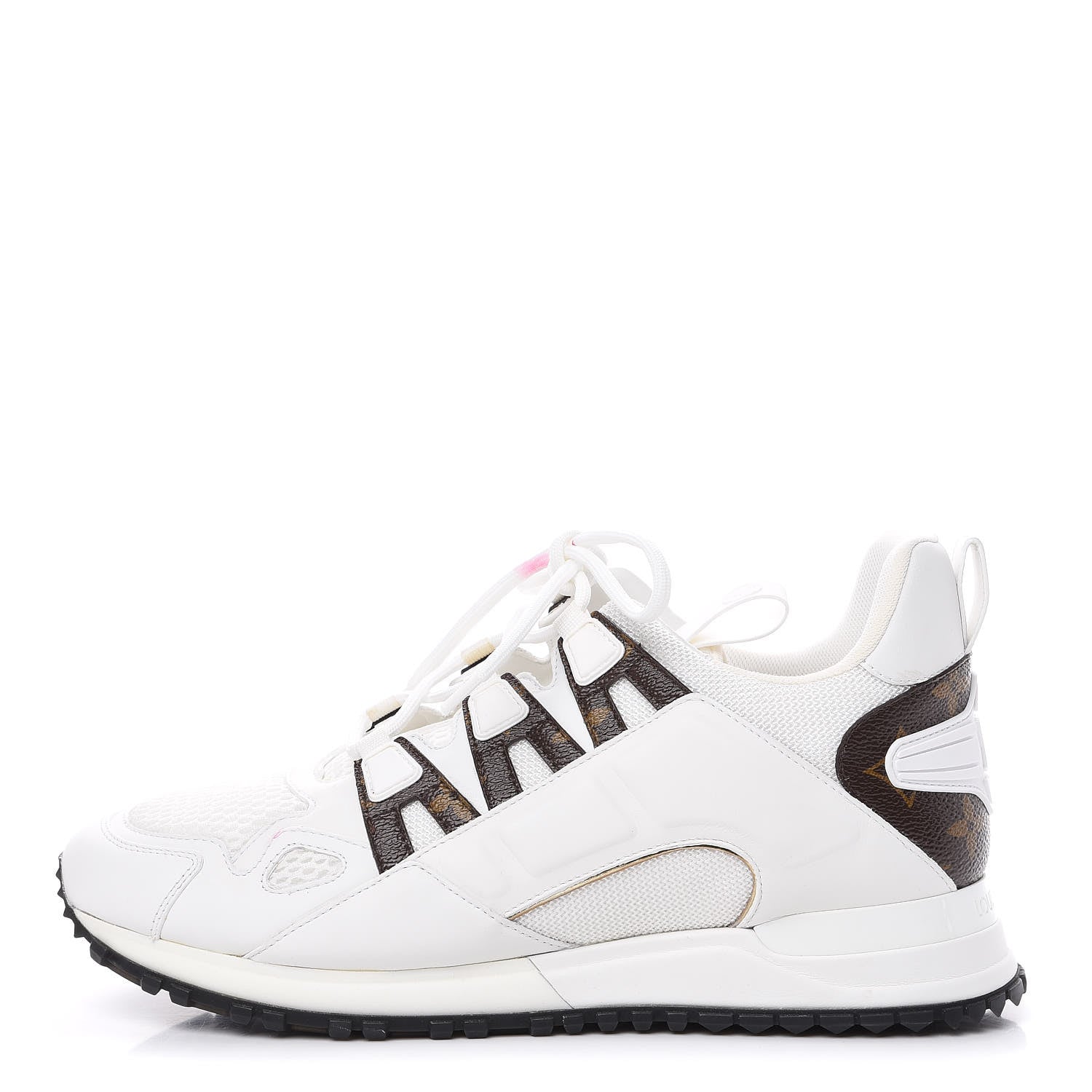 Louis Vuitton Calfskin Monogram Run Away Sneakers 39 White 1 of 11