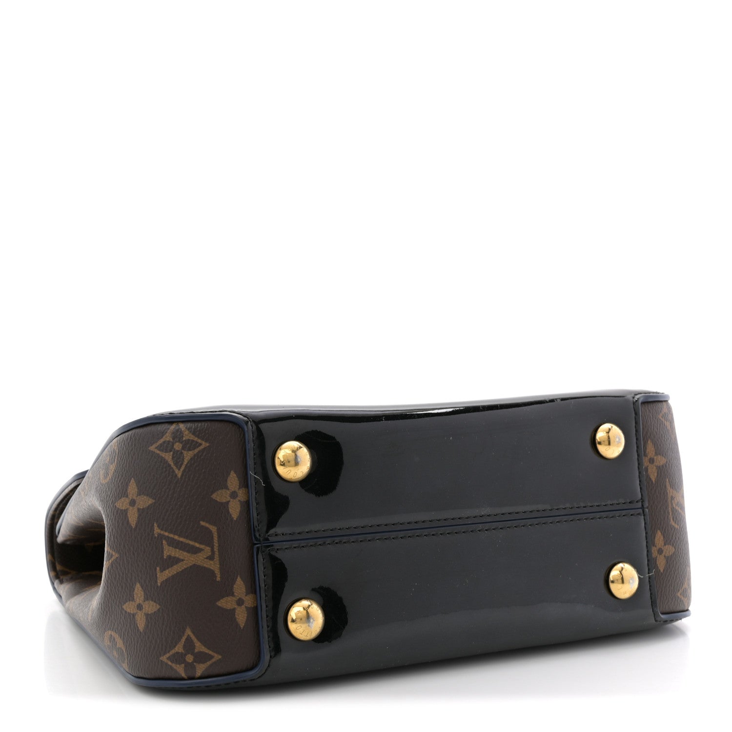 Louis Vuitton Patent Calfskin Monogram Cherrywood PM Black 4 of 10