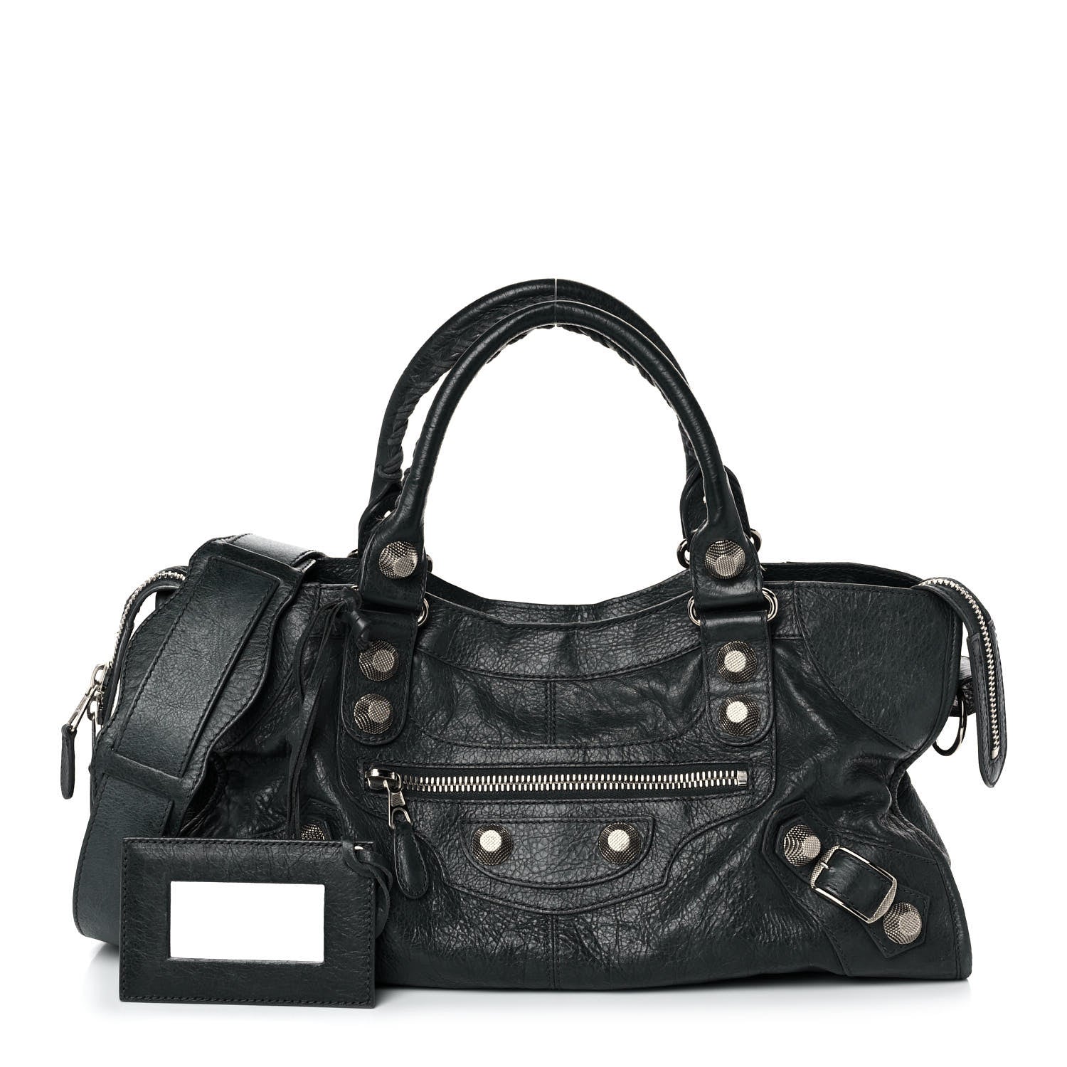 Balenciaga Agneau Giant 21 Silver Hardware Part Time Anthracite 1 of 16