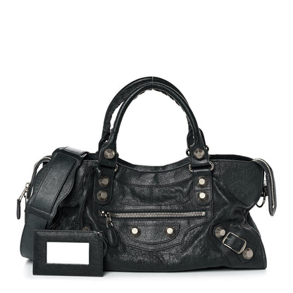 Balenciaga Agneau Giant 21 Silver Hardware Part Time Anthracite 1 of 16