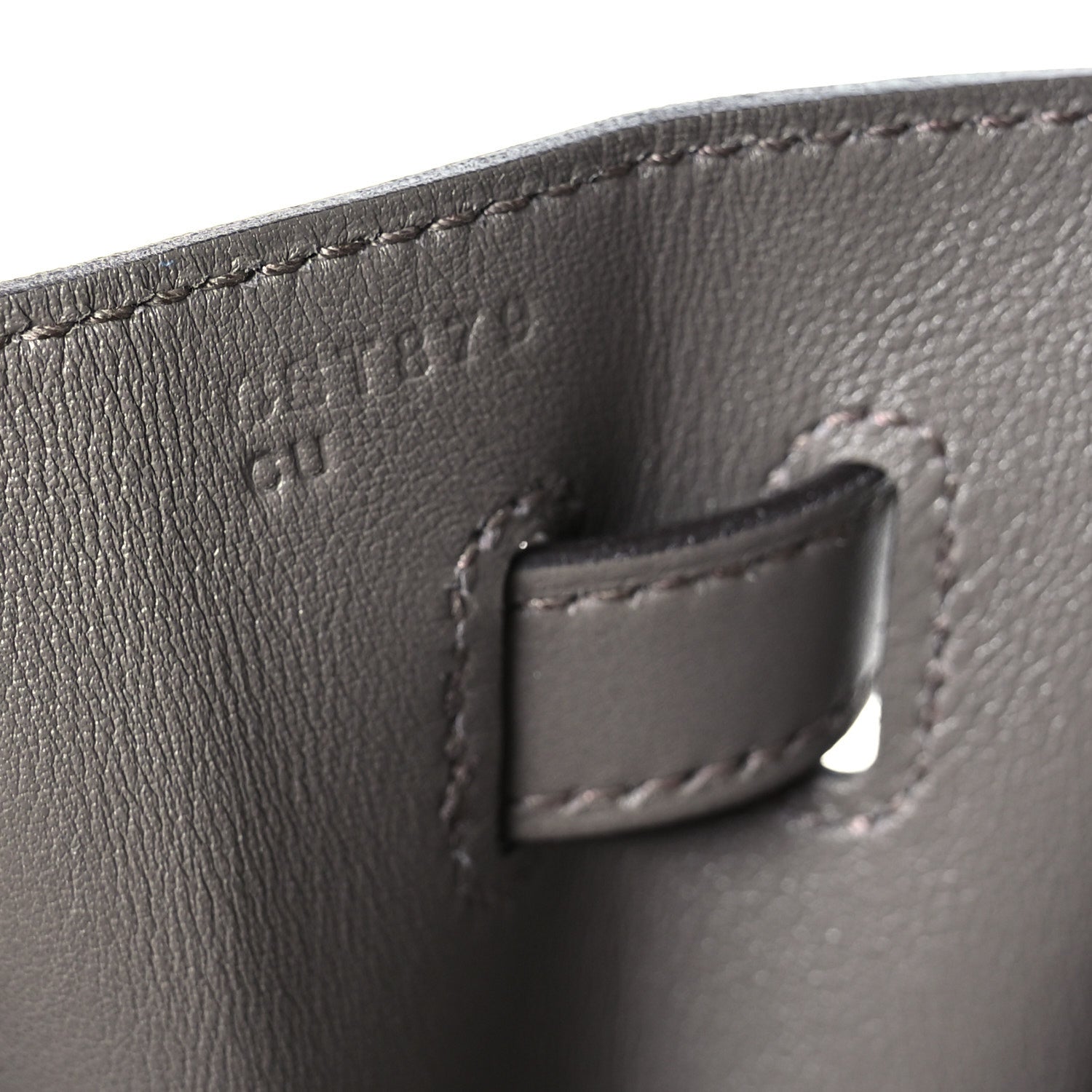 Hermes Swift Horseshoe Lakis Kelly 35 Etain 7 of 10