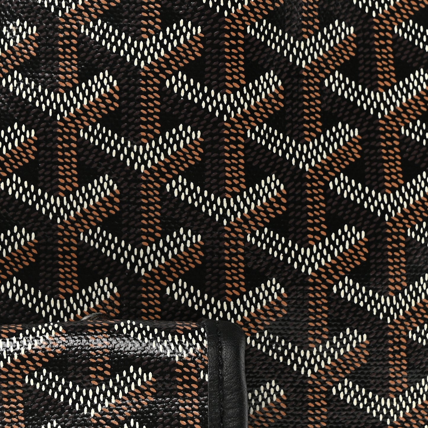 Goyardine Reversible Mini Anjou Black