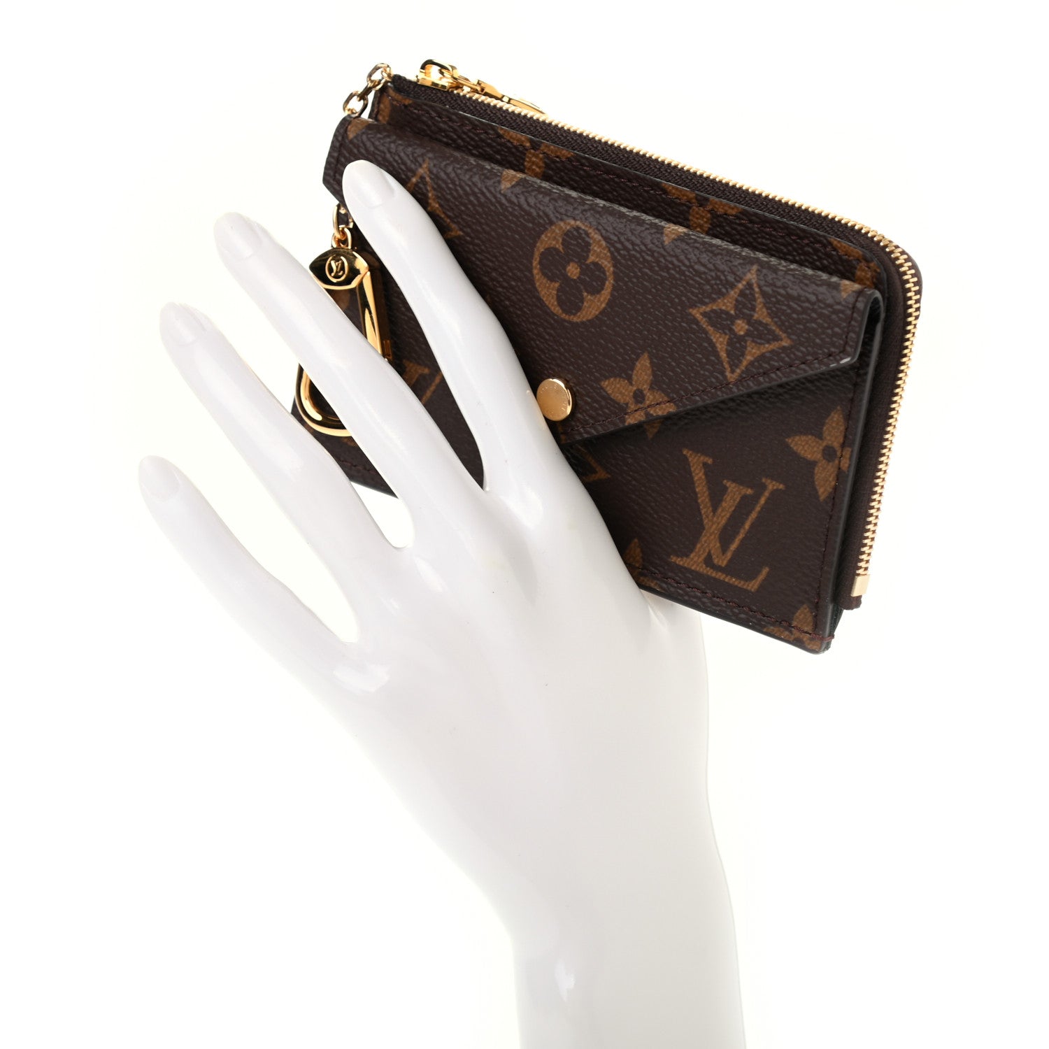 Louis Vuitton Monogram Recto Verso Card Holder Black 2 of 7