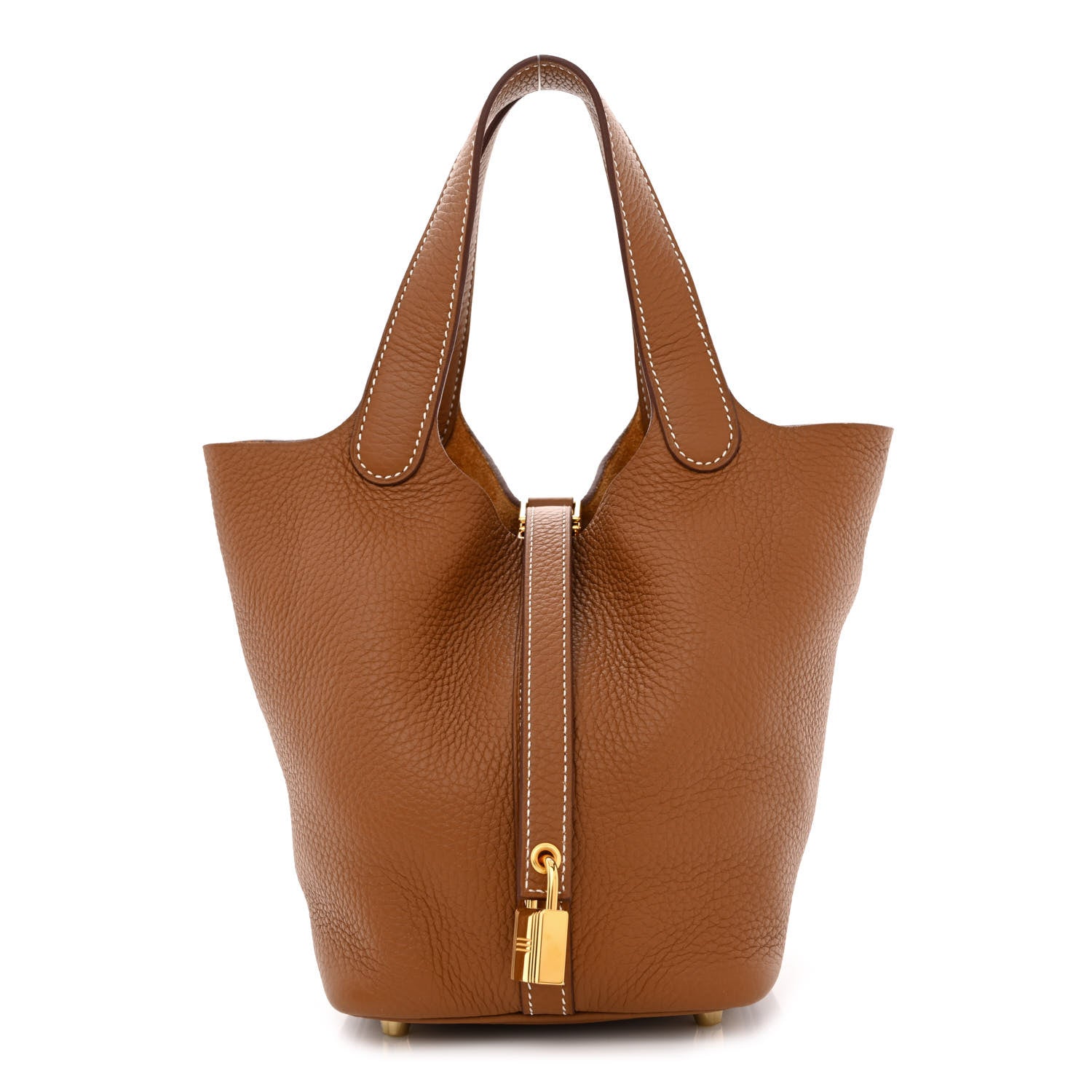 Hermes Taurillon Clemence Picotin Lock 18 PM Gold 1 of 11