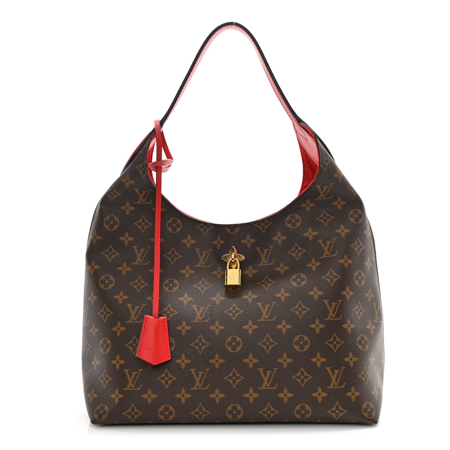 Monogram Flower Hobo Coquelicot
