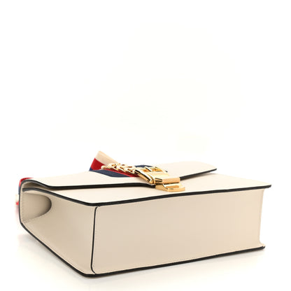 Gucci Calfskin Small Sylvie Shoulder Bag Off White 3 of 7