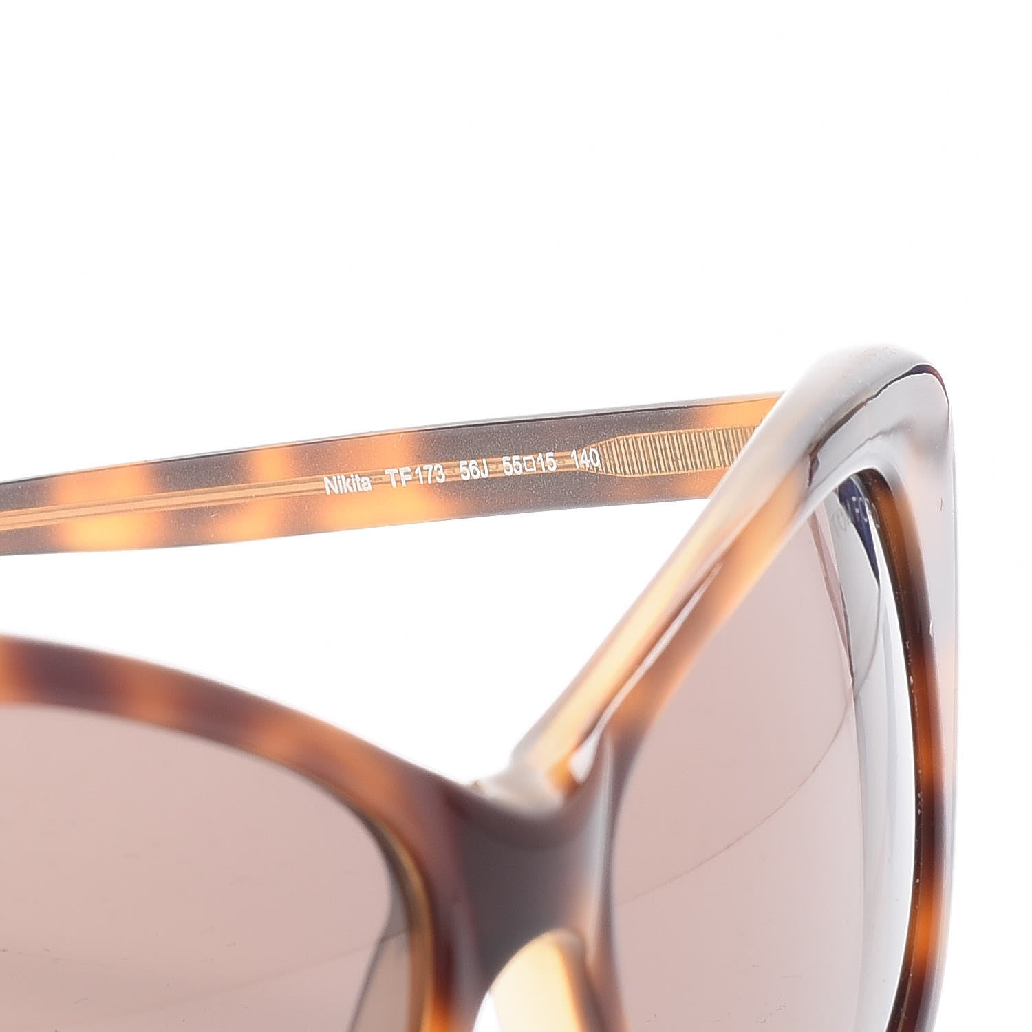 Tom Ford Nikita Cat Eye Sunglasses TF173 Brown 6 of 8