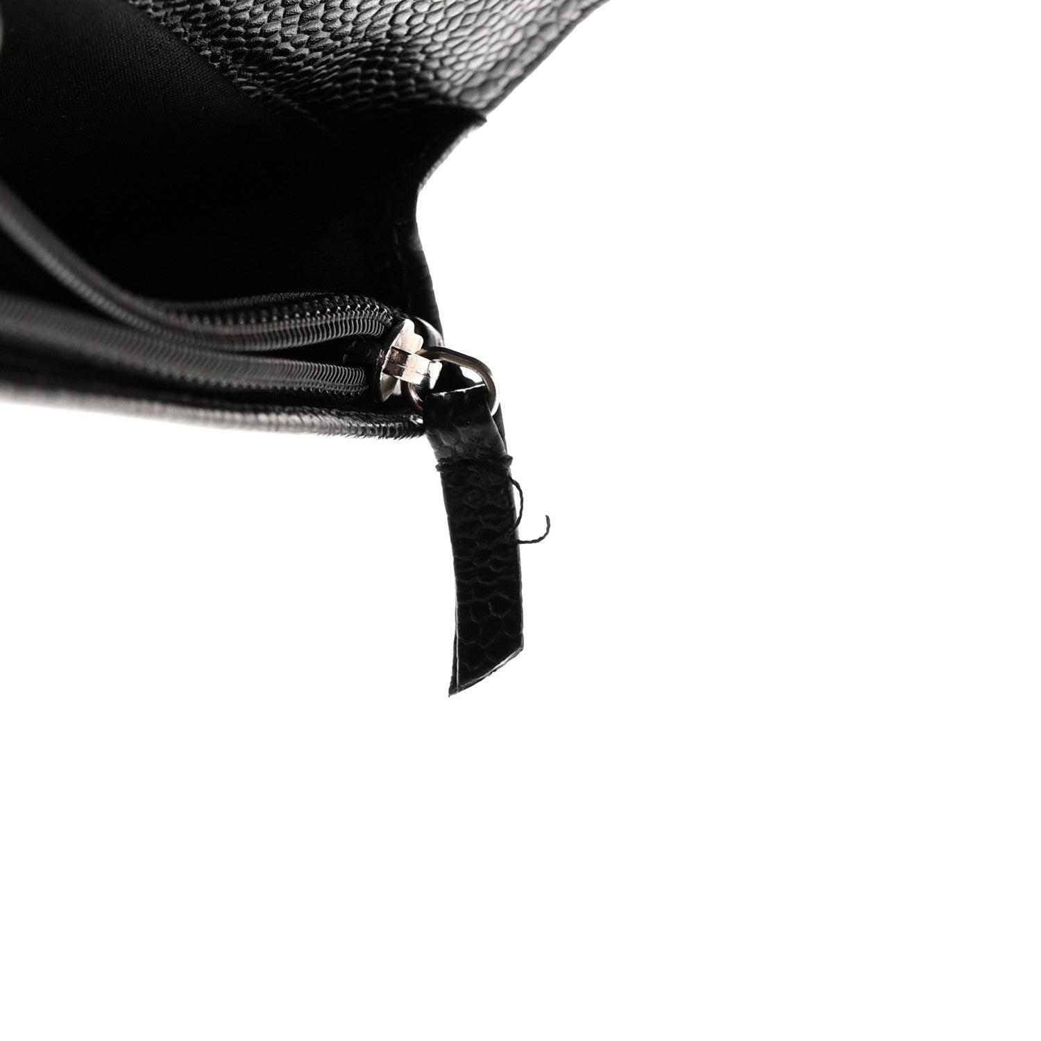 Chanel Caviar Quilted Yen Wallet Black 14 of 15