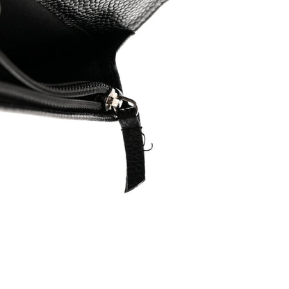 Chanel Caviar Quilted Yen Wallet Black 14 of 15