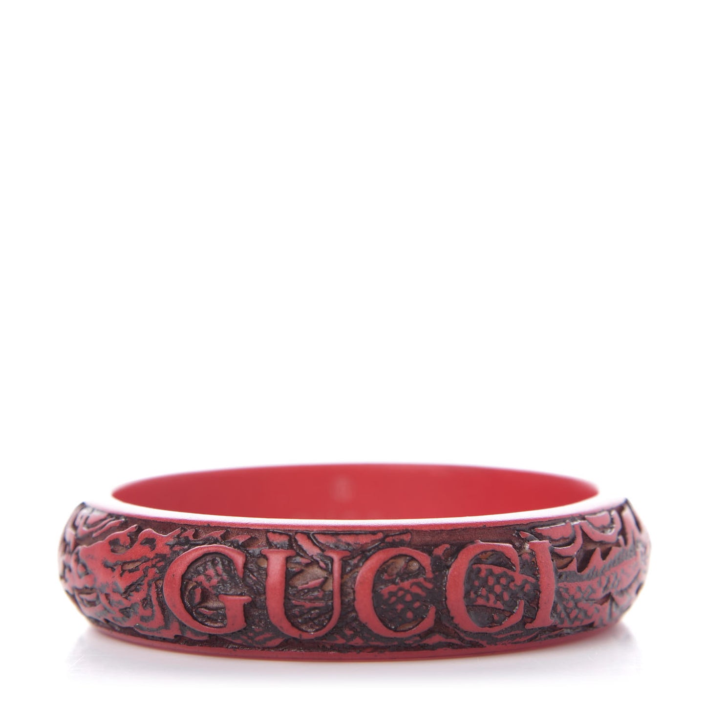 Resin Flora Bracelet Red