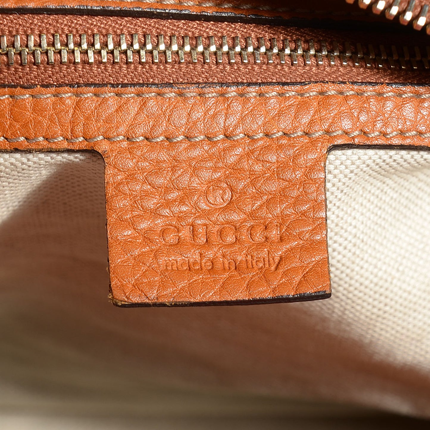 Calfskin Vintage Web Medium Boston Tobacco