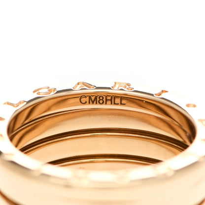 Bulgari 18K Yellow Gold B.Zero1 Four-Band Ring 54 6.75 6 of 7