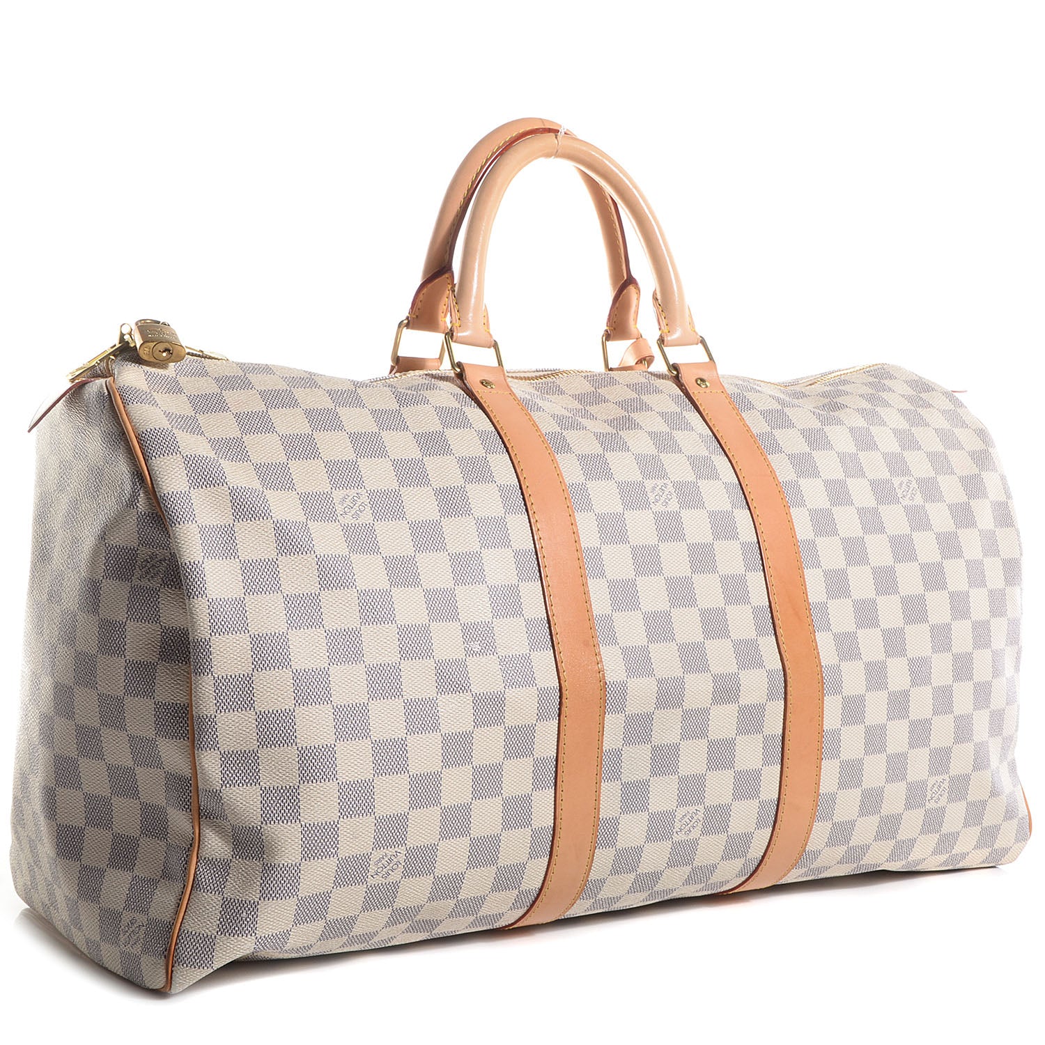 Louis Vuitton Damier Azur Keepall 50 3 of 7