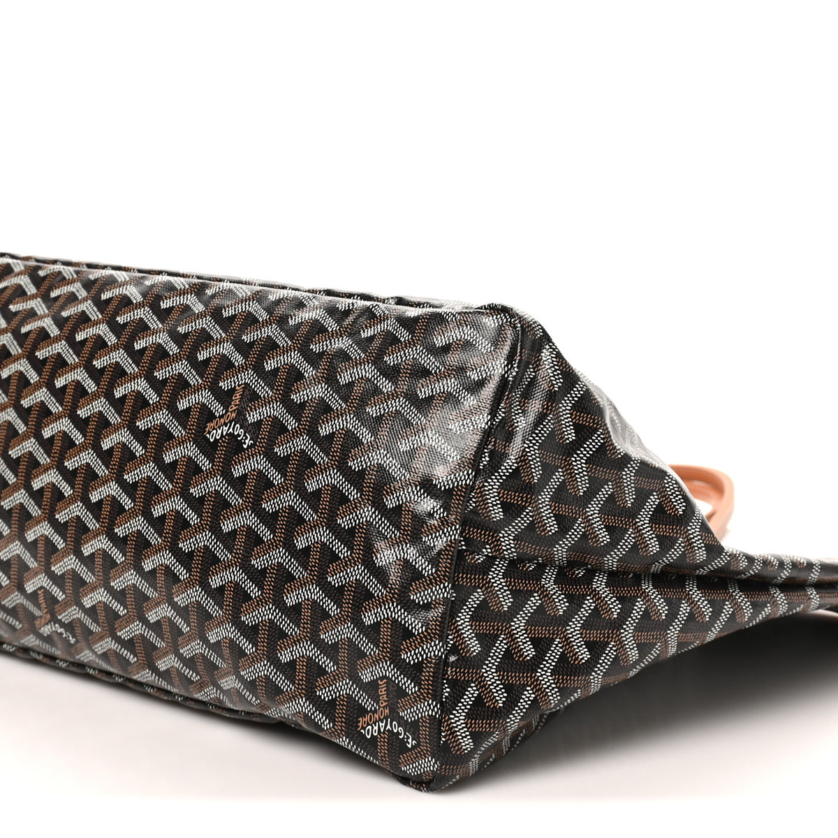 Goyard Goyardine Saint Louis GM Black Gold 10 of 10