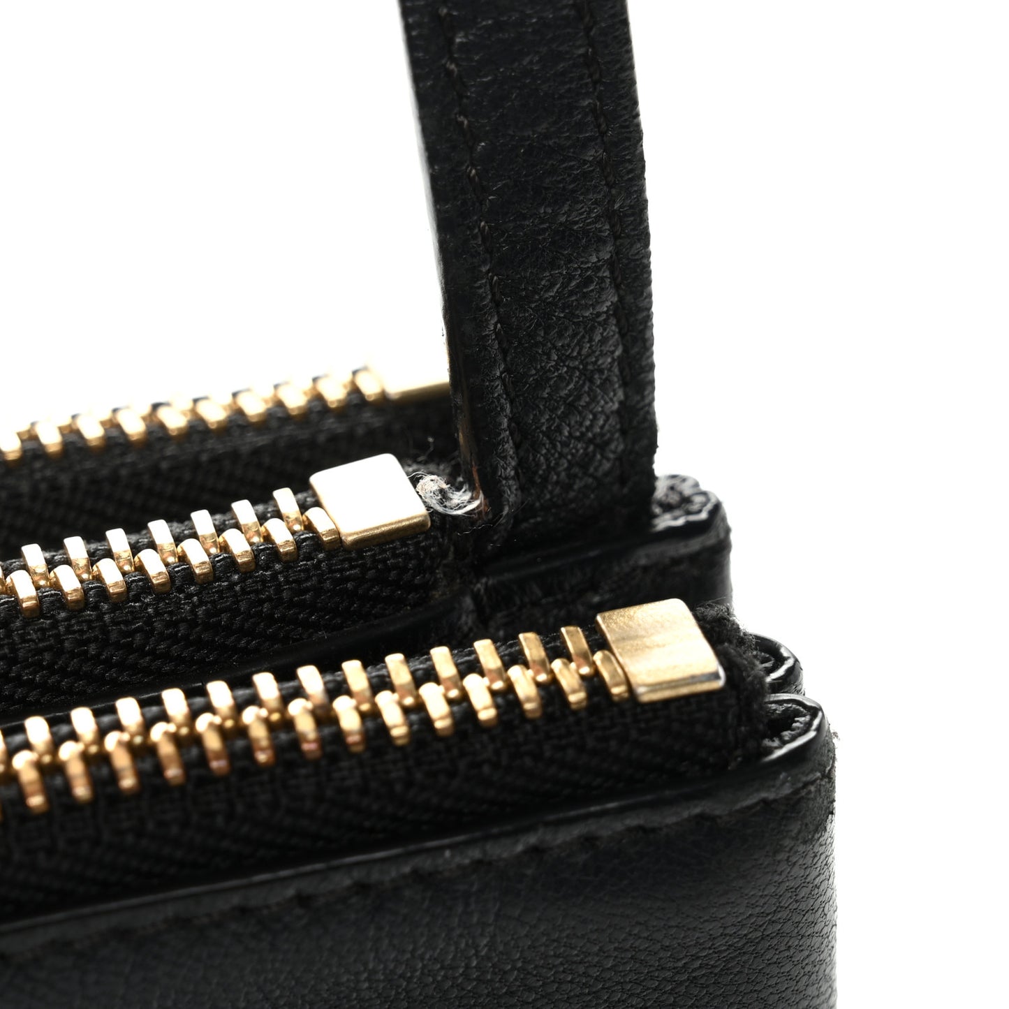 Lambskin Large Trio Crossbody Bag Black