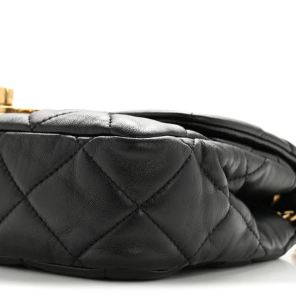 Chanel Lambskin Quilted Mini Flap Black 10 of 13