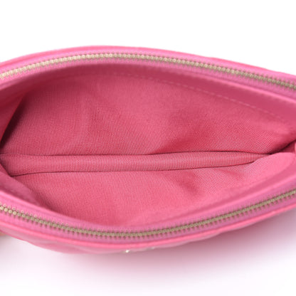 Chanel Caviar Quilted Small Clutch With Chain Pink 7 of 12