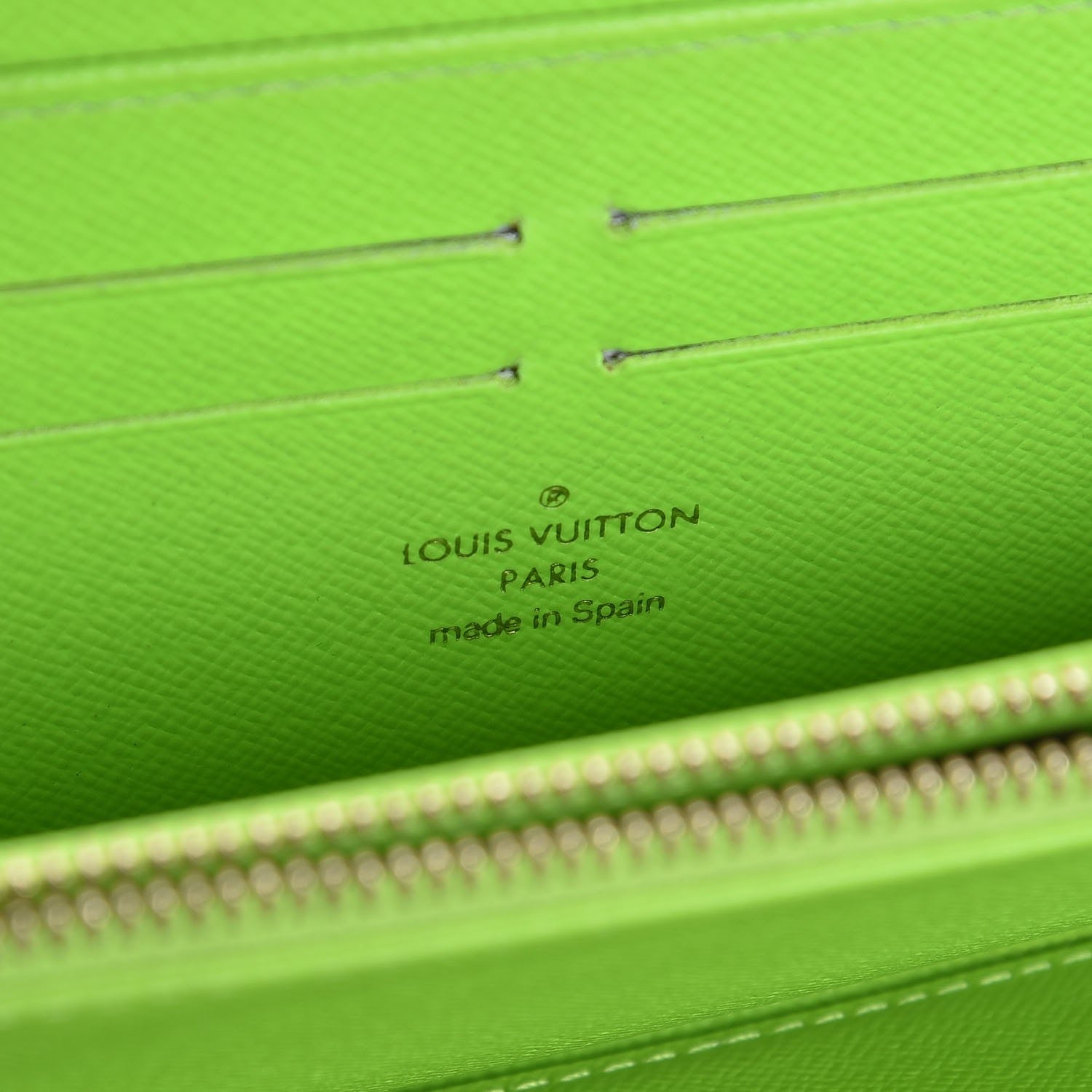Louis Vuitton Monogram Graffiti Zippy Wallet Green 6 of 8