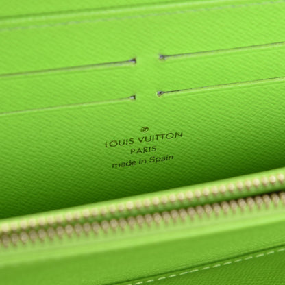 Louis Vuitton Monogram Graffiti Zippy Wallet Green 6 of 8