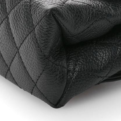 Chanel Grained Calfskin Quilted 2.55 Reissue Flap Belt Bag Clutch  Black 11 of 12