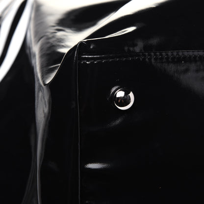 Chanel Vinyl Large La Pausa Bay Shopping Bag Black 15 of 25