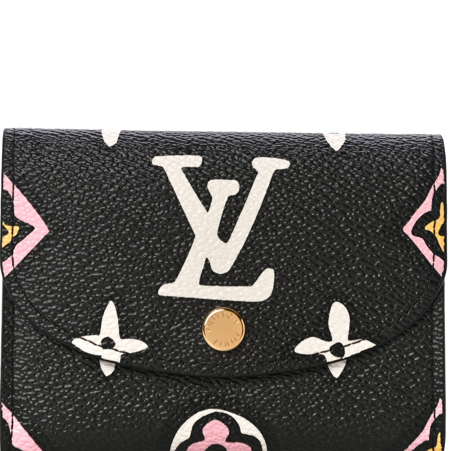 Monogram Giant Wild At Heart Rosalie Coin Purse Black