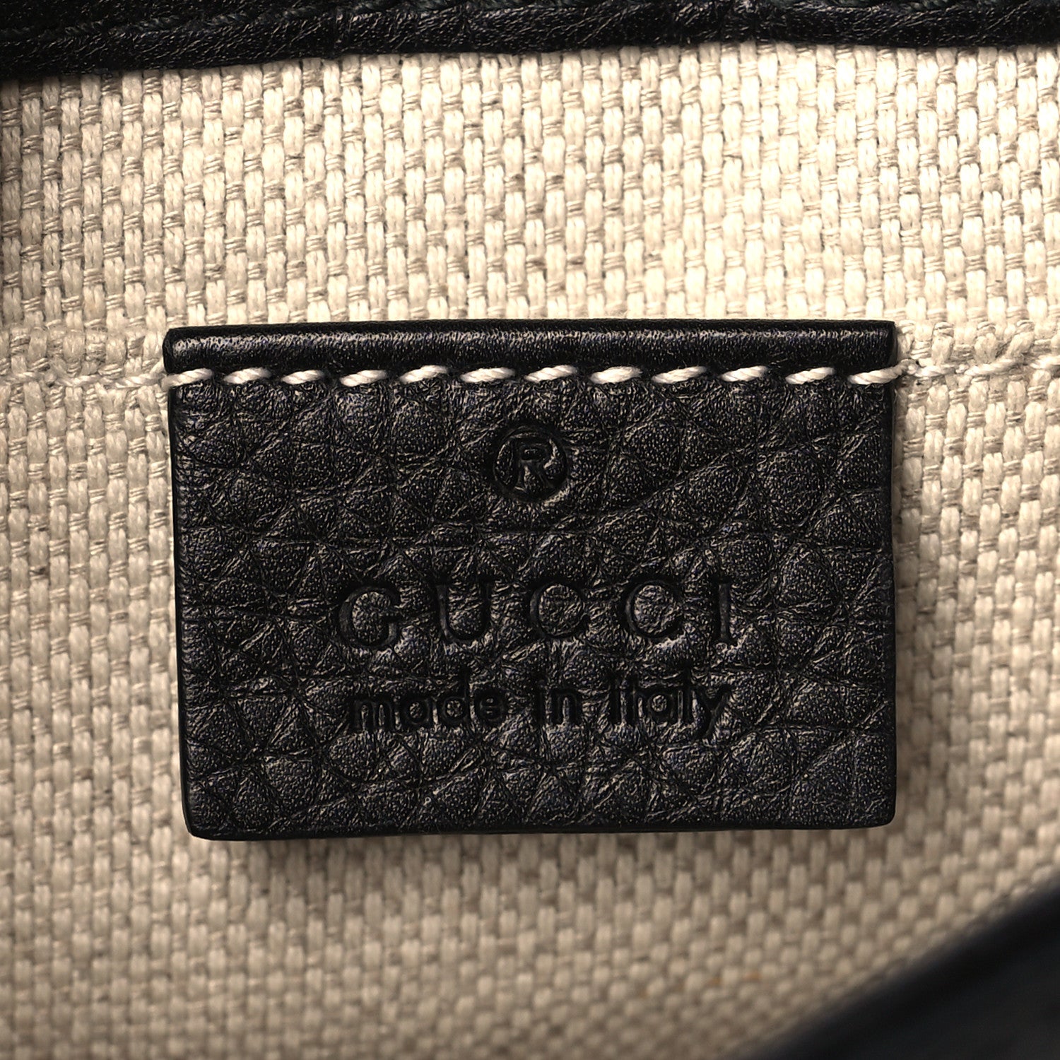 Gucci Pebbled Calfskin Small Soho Flap Crossbody Black 6 of 11