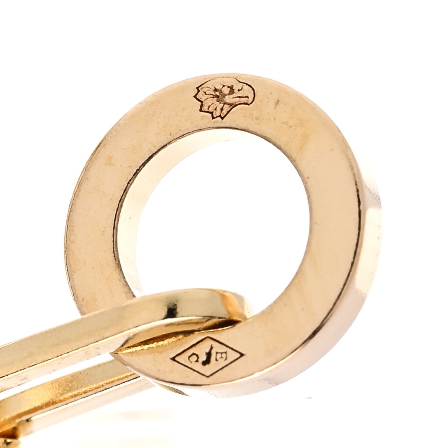 18K Yellow Gold TPM Kelly Chaine Earrings