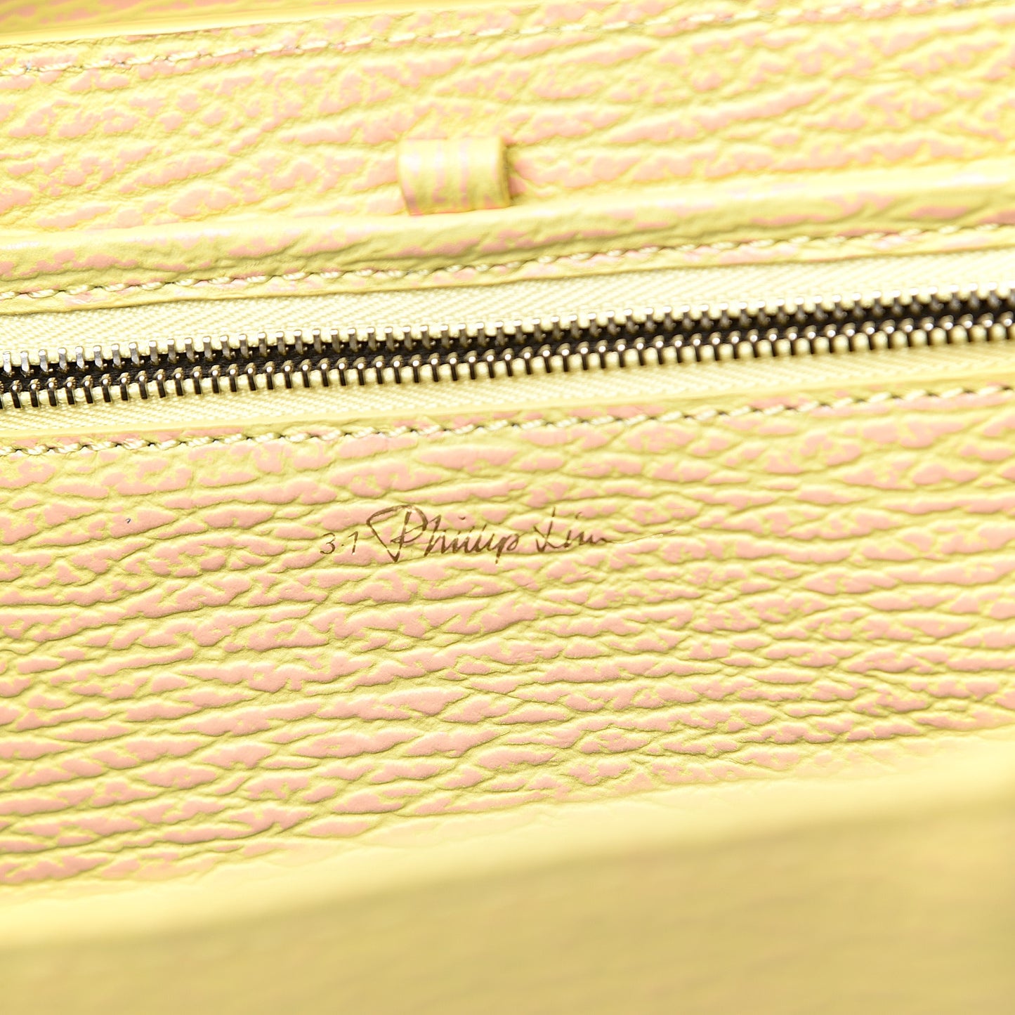 3.1 Textured Calfskin Medium Pashli Satchel Pollen Buff