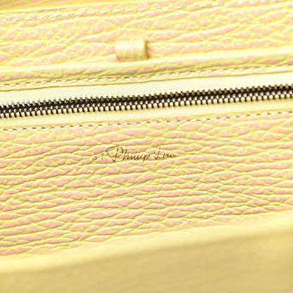 3.1 Phillip Lim 3.1 Textured Calfskin Medium Pashli Satchel Pollen Buff 6 of 12