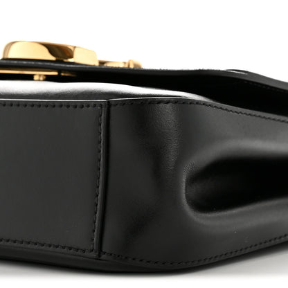 Chloe Shiny Calfskin Suede Small C Double Carry Black 10 of 13