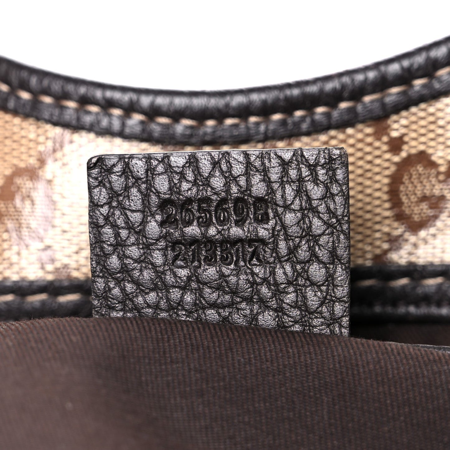 Crystal Monogram Dollar Calfskin Medium Joy Shoulder Bag Beige Ebony Testa Di Moro