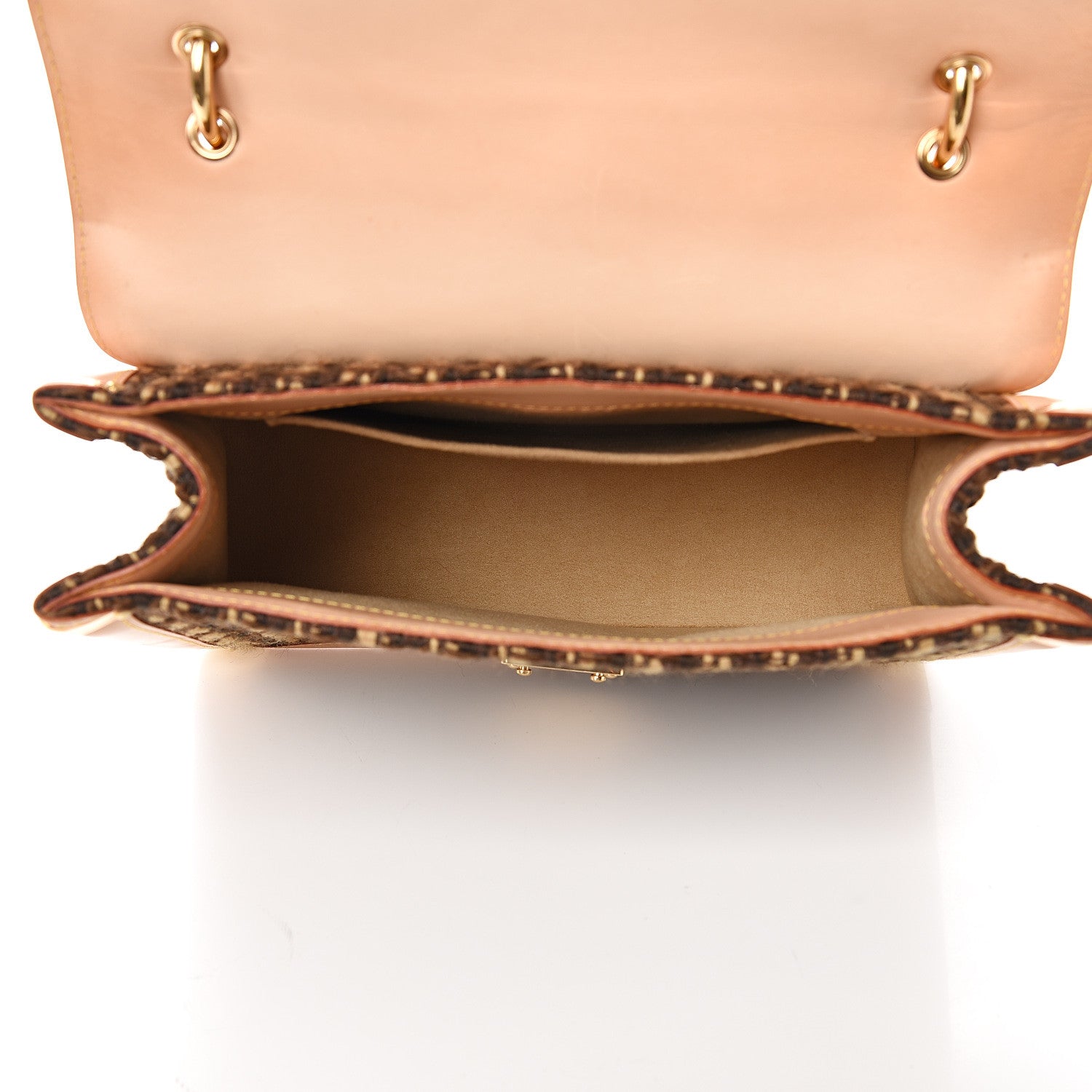 Louis Vuitton Monogram Ambre Tweedy Zip GM 4 of 19