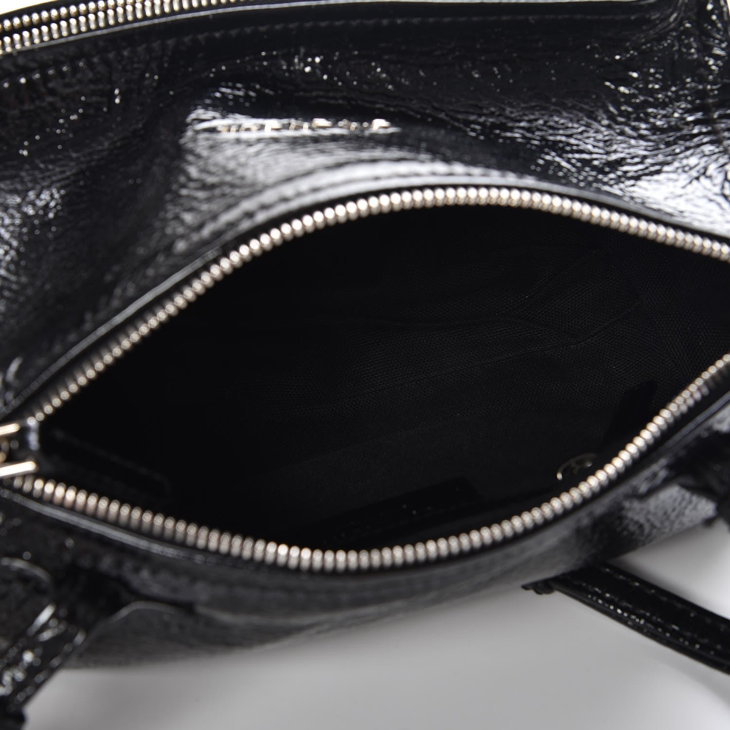 Givenchy Crinkled Patent Mini Pandora Black 5 of 7