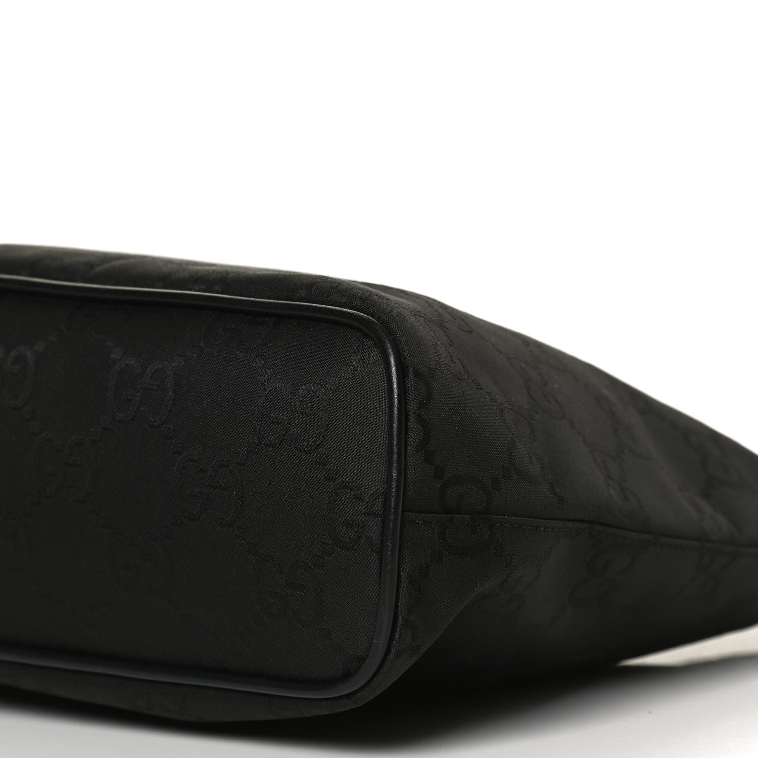Gucci Nylon Monogram Small Hobo Black 9 of 9