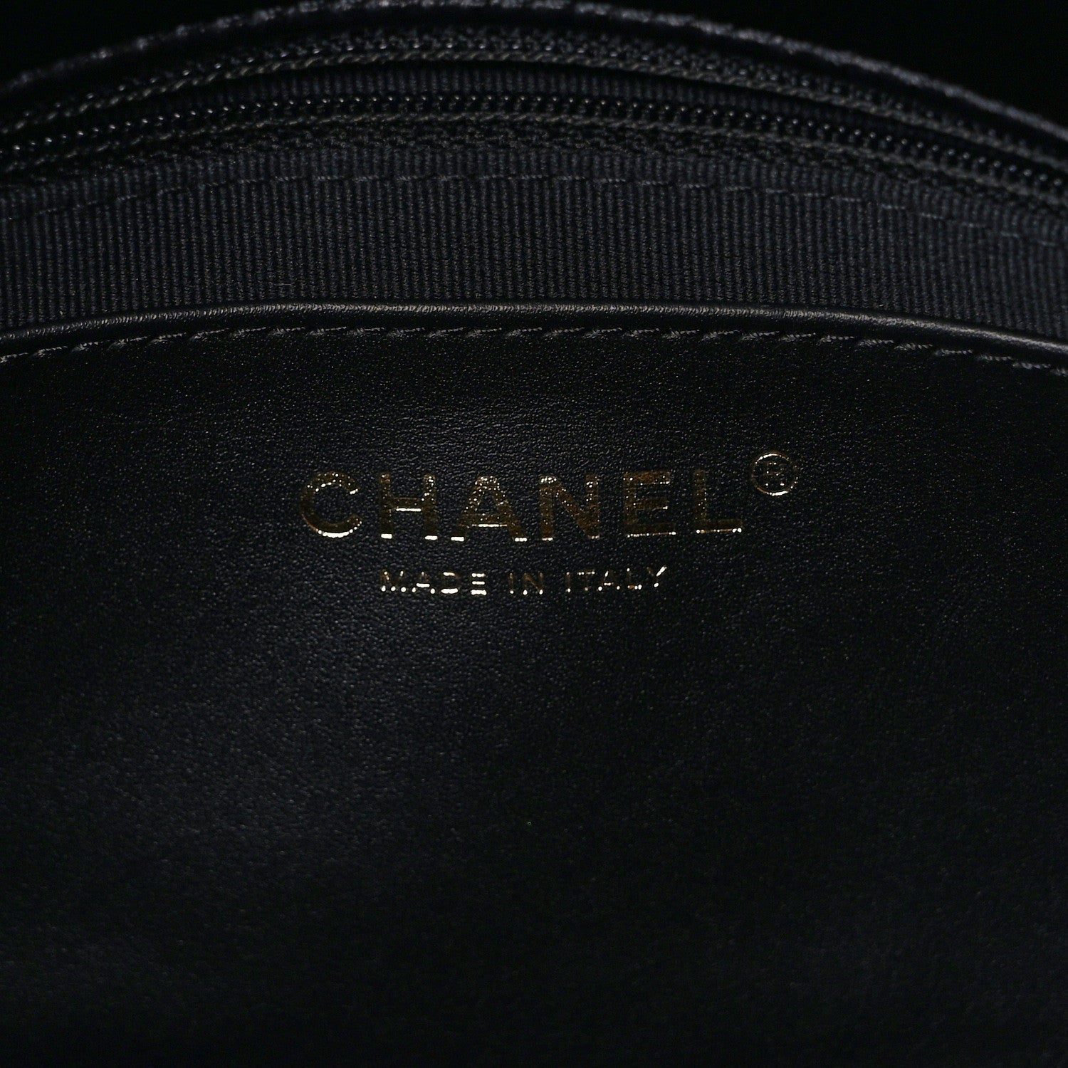 Chanel Shiny Lambskin Quilted Chain Around Flap Bag Black 6 of 12