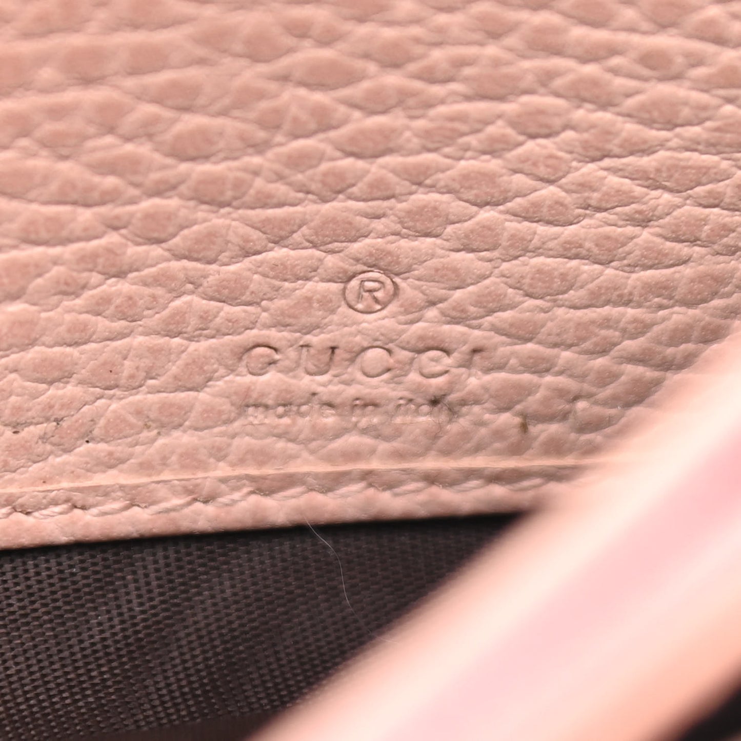 Dollar Calfskin Petite GG Marmont Wallet Chain Perfect Pink