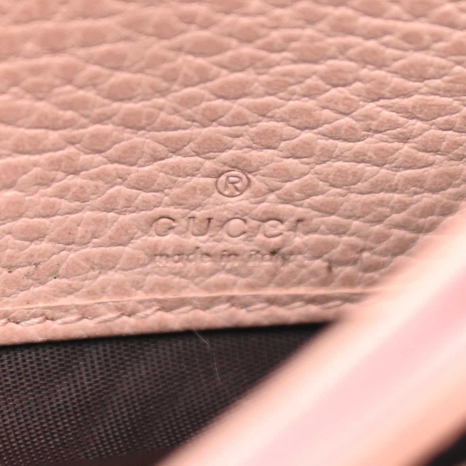 Gucci Dollar Calfskin Petite GG Marmont Wallet Chain Perfect Pink 6 of 12