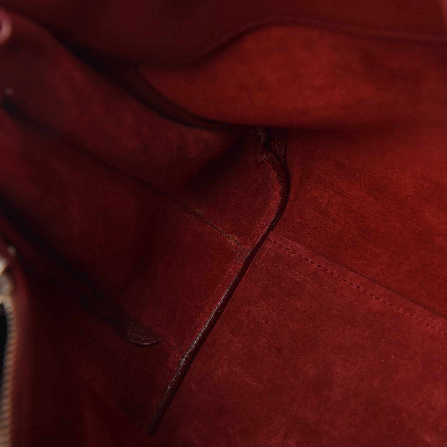 Grained Calfskin Small Supple Sac De Jour Dark Pallisandre