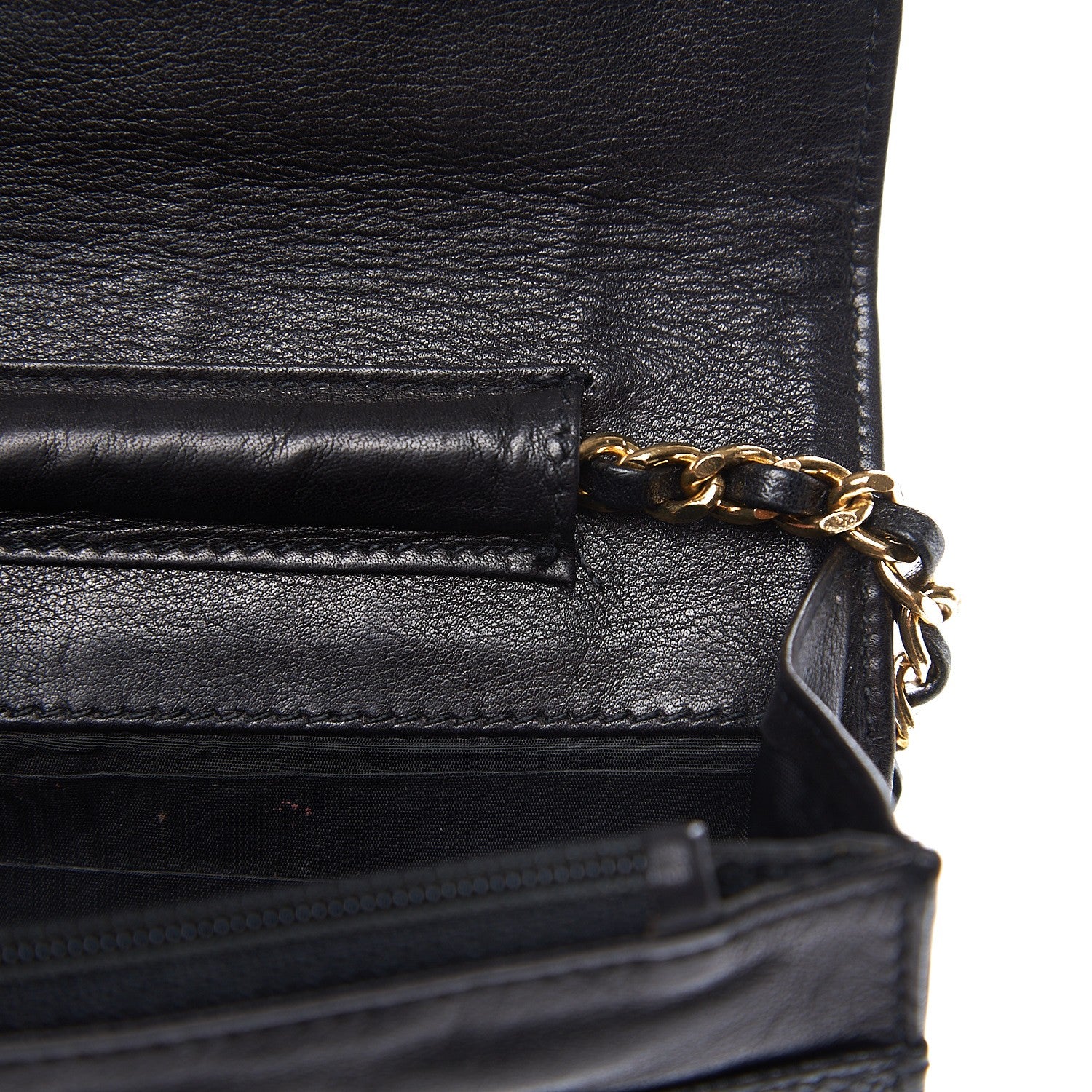 Chanel Caviar Timeless CC Wallet On Chain WOC Black 8 of 10