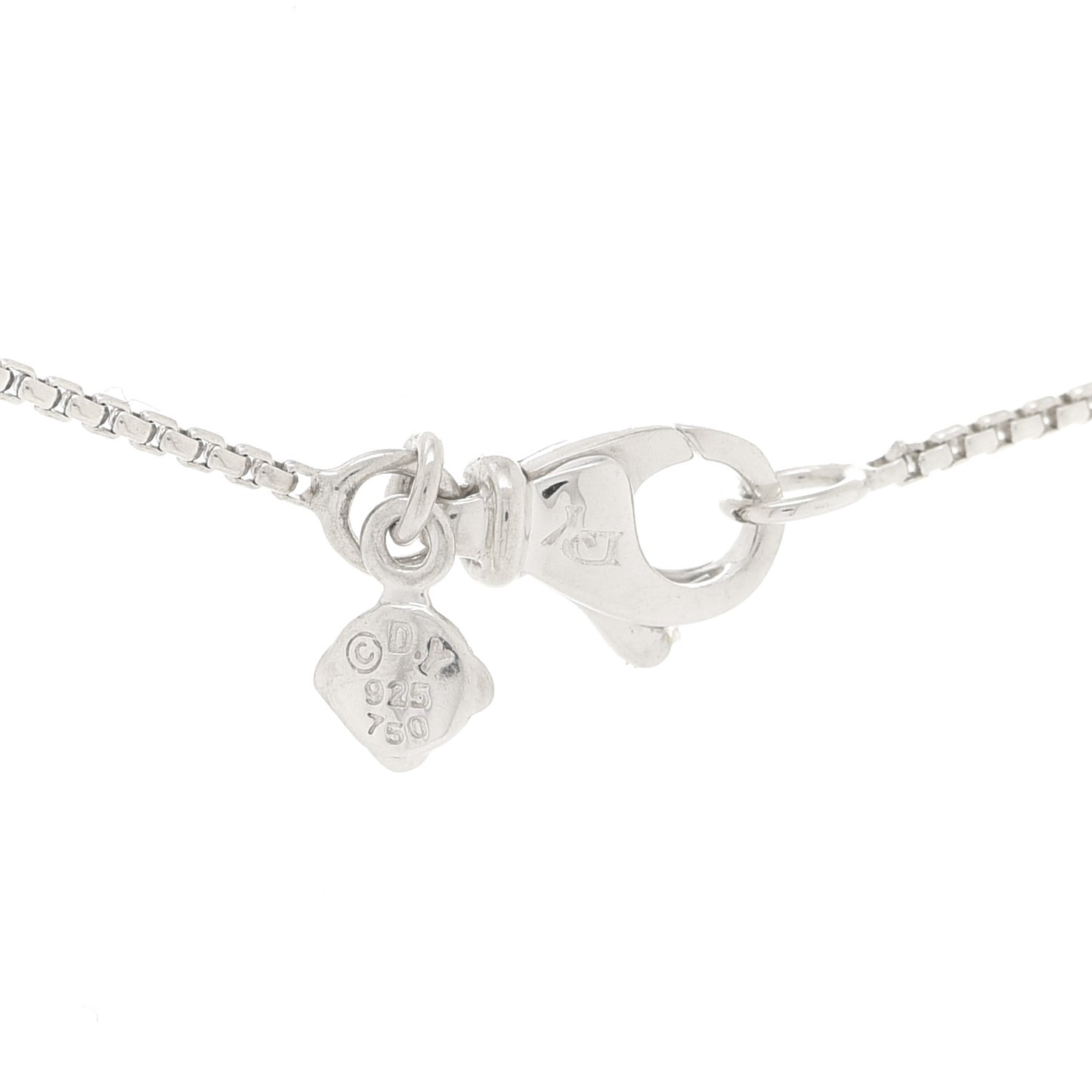 Sterling Silver 18K Yellow Gold Cable Cookie Heart Pendant Necklace
